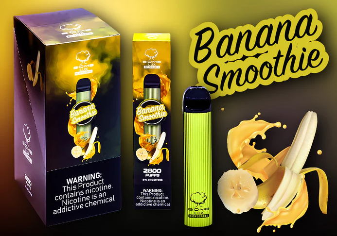Bomb Lux Banana Flavors Disposable Vape